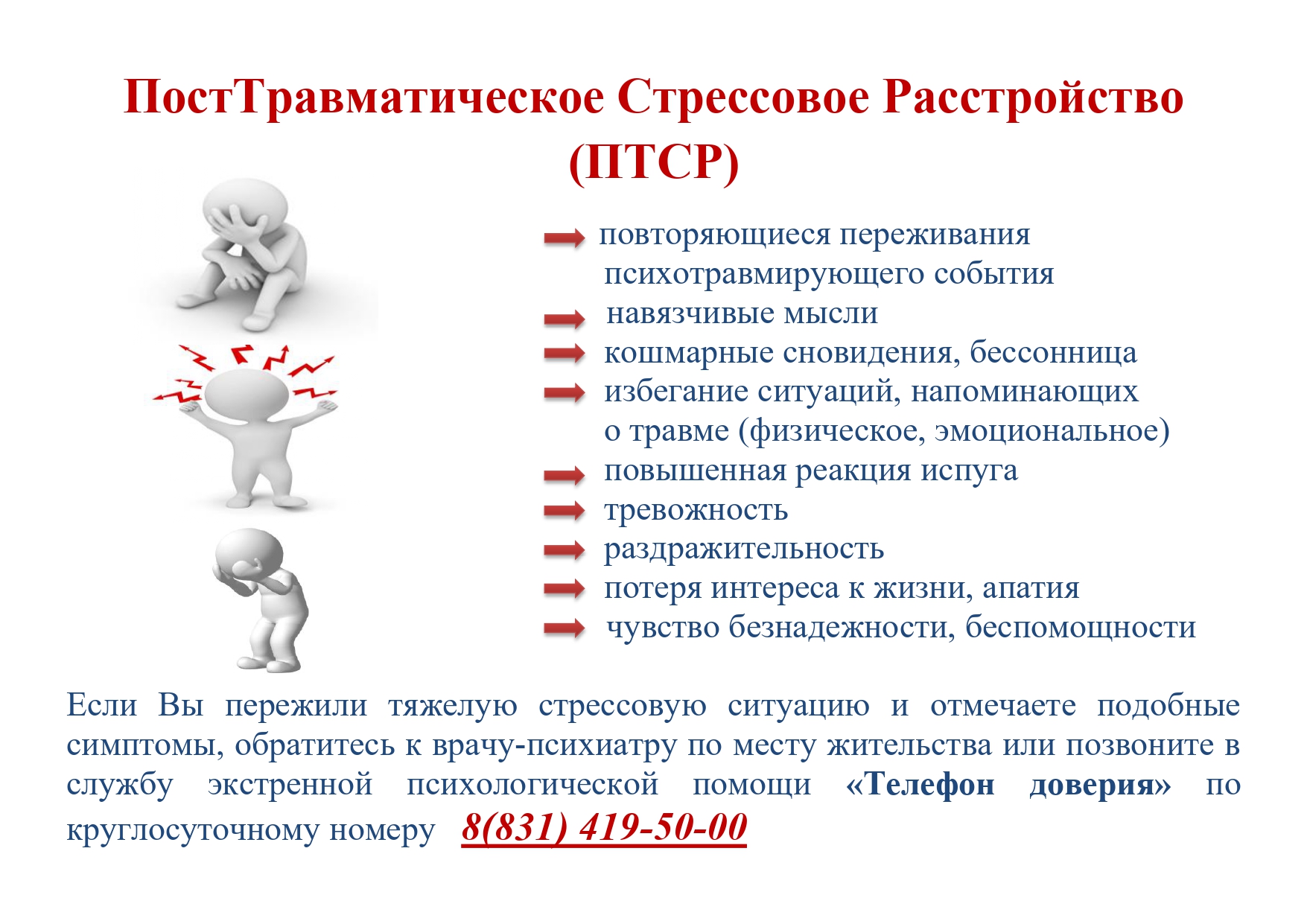 ПостТравматическое Стрессовое Расстройство (ПТСР) | Больница 13